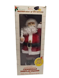 The Original Motionettes of Christmas Telco Moving Santa Claus, Light Up, Music - Picture 1 of 15