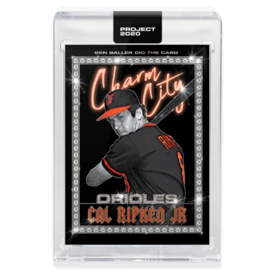 2020 TOPPS PROJECT 2020 #109 CAL RIPKEN JR. - BY BEN BALLER - Image 1 of 2