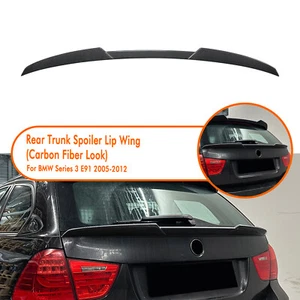 Rear Trunk Middle Spoiler Splitter Wing Kit For BMW 3 Series E91 2005-2012 1PCS - Picture 1 of 8