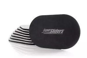 5 3/4" x 9 1/2" Oval Reusable Furniture Sliders for Hard Surfaces - Effortles... - Picture 1 of 9