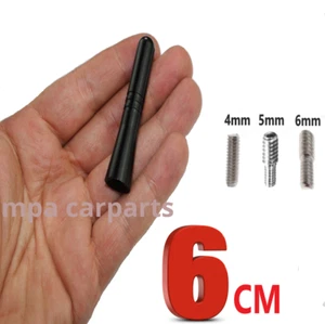 VAUXHALL VIVARO Black OEM Style Replacement AM/FM Aerial Antenna Roof Mast 6cm - Picture 1 of 3