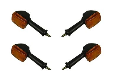 Juego completo de 4 señales de giro delanteras y traseras para Kawasaki GPZ 550 D (KZ550D) 1981 Foto 1 de 2