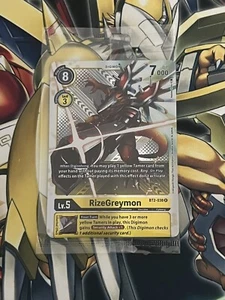 Sealed Premium Promo RizeGreymon Digimon Bt2-038 X2 NM - Picture 1 of 3