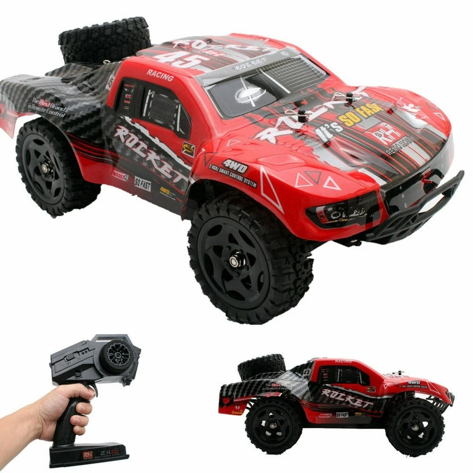 REMO 1/16 4WD RC Short Course Truck 2.4G 50km/h Remote Control Car SUV Toy Gifts - Image 1 of 1