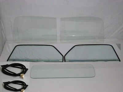 Conjunto de juntas traseras transparentes de vidrio para camioneta Chevy GMC 1947-1950 2 piezas Foto 1 de 4