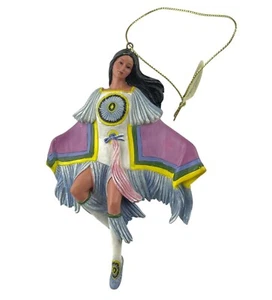 Ashton Drake Ornamento Danza de la Paz Princesa India Elegante Mantón Bailarines - Imagen 1 de 8