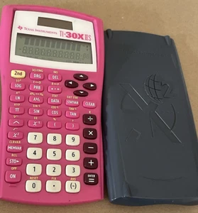 Calculadora científica Texas Instruments TI-30X IIS 2 líneas - rosa probada y funciona - Imagen 1 de 6