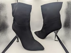 Sportmax made in Italy Vero Cuoio voll Leder High Heel Stiefeletten Gr.40 - Bild 1 von 11