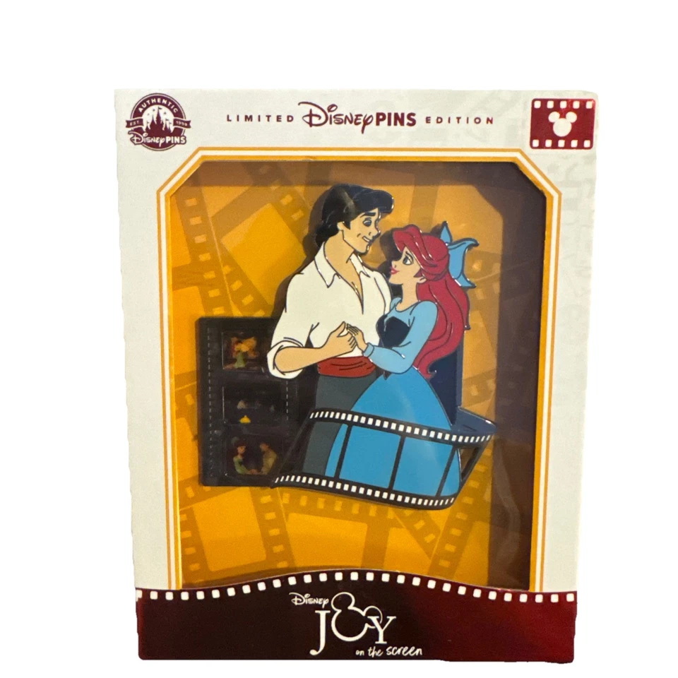 Prendedor Jumbo Ariel Eric Exclusivo Alegría en la Pantalla Sirenita Disney D23 Expo Foto 1 de 2