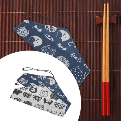  2 Pcs Restaurant Tableware Storage Chopstick Box Chopsticks Container - Image 1 of 4