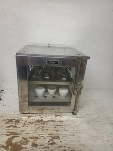 Vintage Boekel Scientific Glass Stainless Steel Desiccator Cabinet 12x12x10 - Picture 1 of 10