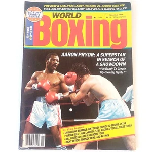 NOV 1984  WORLD BOXING vintage boxing magazine AARON PRYOR - Picture 1 of 10