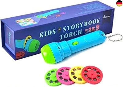 Binnan Kinder Projektor Taschenlampe,Kinder Projektionslampe Spielzeug mit 4