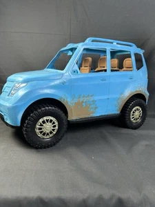 Barbie SUV Jeep Camping Fun Off Road Schlamm Modellfahrzeug #FGC99 türkis blau 2016 - Bild 1 von 10
