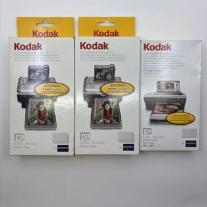 KODAK PH-40 Color Cartridge & Photo Paper Kit #123 1349 2 SEALED BOXES + 1 PH-10 - Picture 1 of 9