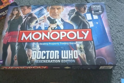 Monopoly Doctor Who Regeneration Edition Complete SEALED CONTENTS UNUSED - Image 1 of 4