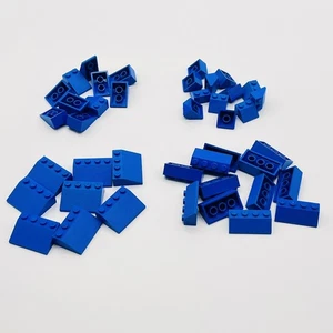 Lego Bulk lot - Blue slopes - 3x4, 2x4, 2x3, 2x2 - Picture 1 of 1