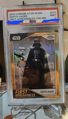 Darth Vader - 2023 Topps Chrome Star Wars #FA-1 Orange Refractor /25 - Image 1 of 2