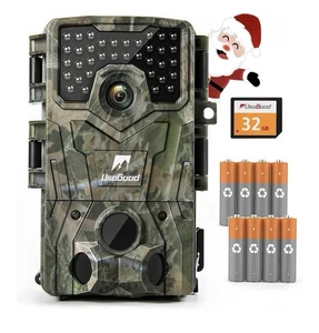 Cámara usogood Wildlife Trail, cámara de juego 4K 36MP con 8 baterías y tarjeta de 32 GB - Imagen 1 de 9