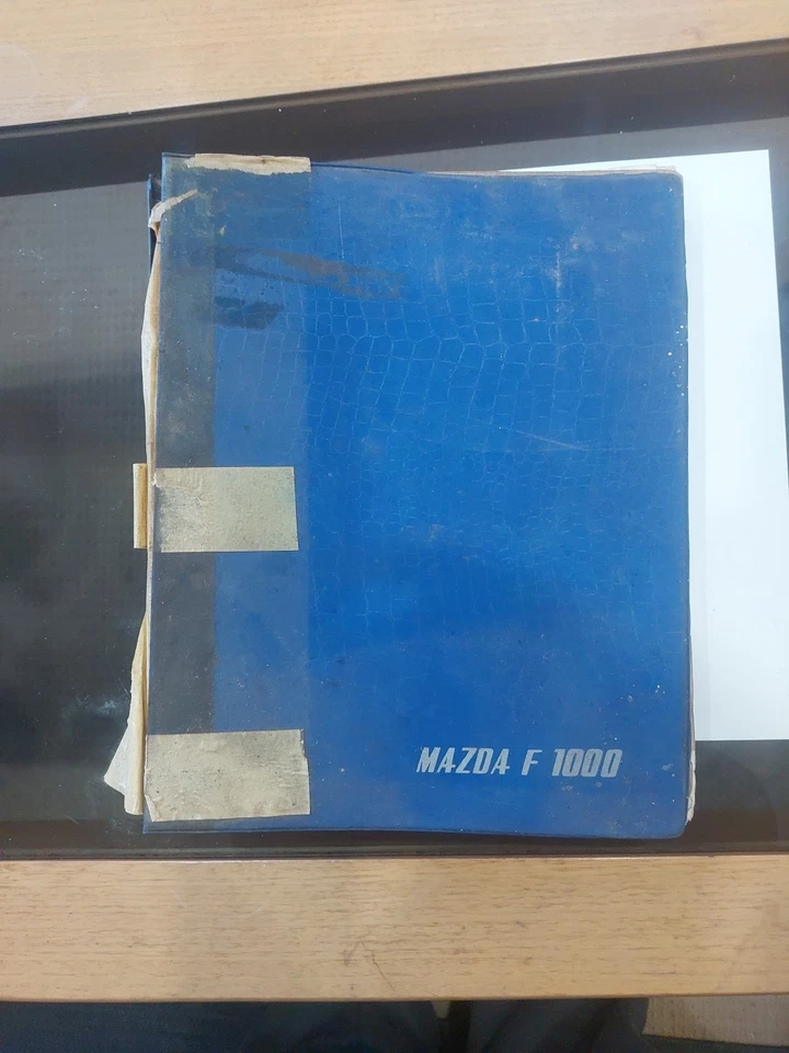Mazda Bongo F1000 Dealer Original Parts Catalogue - image 1 of 4