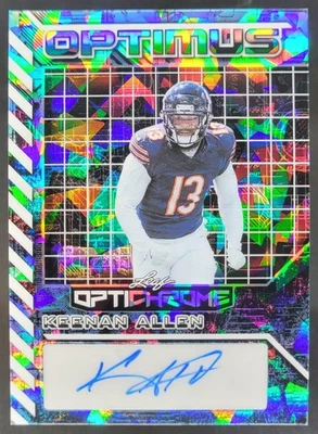 2025 Leaf Optichrome Keenan Allen Optimus Auto Crystal Blue 1/1 #OA-KA1 LS - Image 1 of 4