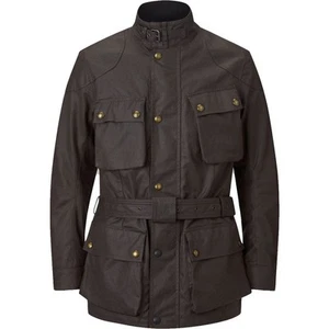 Belstaff Trialmaster Motorrad Motorbike Waxed Cotton Jacke Mahagoni - Bild 1 von 8