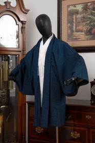 DEAR VANILLA JAPANESE HAORI JACKET MEN'S KIMONO AUTHENTIC JAPAN GENUINE VINTAGE