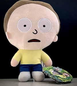 2024 Toy Factory Rick & Morty Morty Plüschfigur 10 Zoll mit Etikett TOLLES URLAUBSGESCHENK - Bild 1 von 6