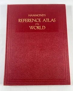 Hammonds Referenzatlas der Welt 1947 Karte Hardcover mit Beilage - Bild 1 von 14