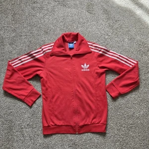 Adidas Chaqueta/Abrigo Mujer Rojo 3 Rayas Talla Mediana - Imagen 1 de 19