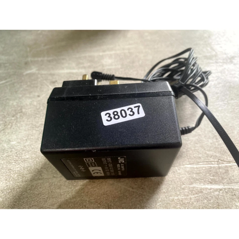 JVC AA-R602B AC Power Adapter Charger Black 6V 450mA 3-Pin UK Plug Wall Mounted - Image 1 of 4