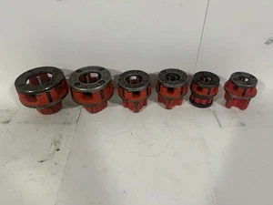 (6) RIDGID 11-R Pipe Threader DIES 1/4" 1/2" 3/8" 1/2" 3/4" 1" &1-1/4" - Picture 1 of 19