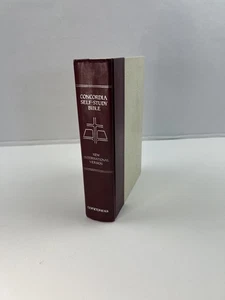 Concordia Self-Study Bible NIV New International Version Red Letter 1986 HC - Picture 1 of 12