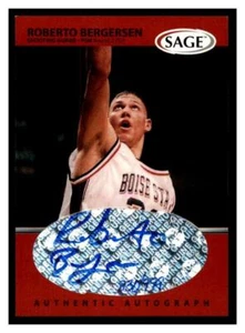 1999 SAGE Autographs #A5 Roberto Bergersen 830/999 Red Auto Boise State - Picture 1 of 1