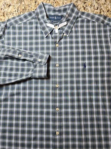 Ralph Lauren Hemd Herren Button Down Langarm Preppy Classic Fit 17 36/37 Neu ohne Etikett - Bild 1 von 6