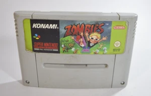 Zombies Super Nintendo Original SNES PAL Game (Europe Video Game) Konami - Picture 1 of 6