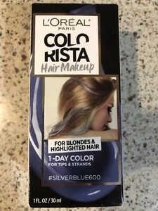 L'oreal Paris Hair Color Colorista Makeup 1-day for Blondes, Silverblue600 - Picture 1 of 6