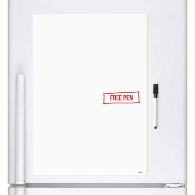 A4 BLANK Dry Wipe Magnetic Fridge Whiteboard Memo Board Drywipe Notice Board UK - Image 1 of 4