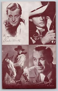 Ausstellungskarte Multiview Western Schauspieler inkl. Lone Ranger - Bild 1 von 2
