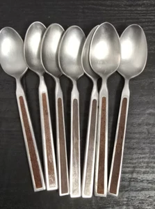 Vintage Stanley Roberts, Japan - KAMARAN - Set of 7 Teaspoons - Picture 1 of 3