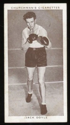 1938 W.A. & A.C. Churchman Boxing Personalities Boxing #13 Jack Doyle EX *d6 - Image 1 of 2