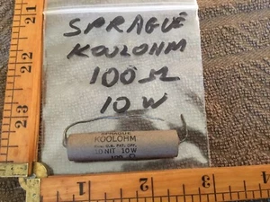 One Vintage Sprague Koolohm 100 Ohm 10 watt Ceramic Power Resistor - Picture 1 of 1