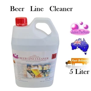 Beer Line Cleaner Liquid Detergent Commercial Pipes Cooling System Taps 5 Liter - Picture 1 of 1