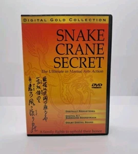 Snake Crane Secret DVD Digital Remaster Tang Tao-Liang And Yu Tien Lung - Picture 1 of 5