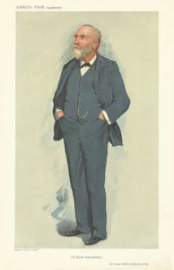 VANITY FAIR SPY CARTOON Sir George William Kekewich 'A Sturdy Educationist' 1911 - Picture 1 of 2