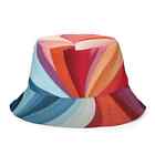 Reversible Bucket Hat Multicolor Heart