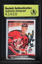 2003 Choice Albany River Rats Tyler Hanchuck #13 BAS Certified BAS Encased Auto