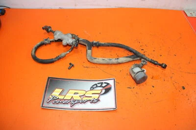 Honda TRX 450ER 2006 cilindro maestro de freno trasero con manguera de freno y taza  Foto 1 de 4