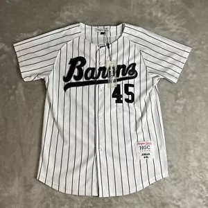 Michael Jordan Birmingham Barons Baseball Jersey Size L Headgear Classics - Picture 1 of 16