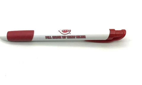 Cincinnati Reds Bic Ballpoint Pen Full Season VIP Ticket Holder Cover